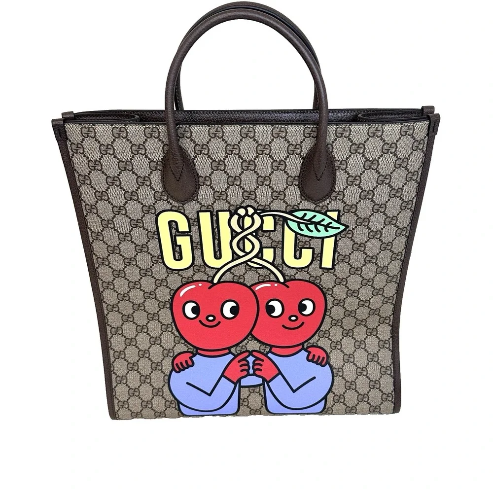 Preloved Gucci X Pablo Delcielo‎ GG Supreme Tote Bag Marilyn Monroe Poetry